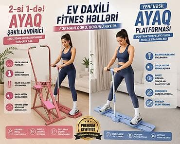 2-si 1-də Fitness Ayaq Formalaşdırıcı – ev daxili fitnes həlləri 🔥