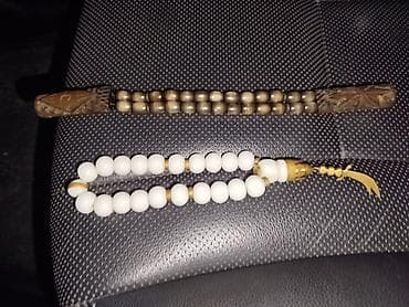 Ювелирные изделия: Məhsul: 2 ədəd təsbeh dəsti - Üst təsbeh: Tünd qəhvəyi tonlarda — 2