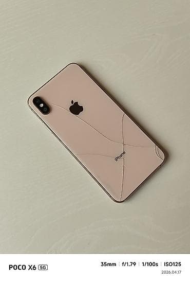 IPhone Xs, 64 GB, Qızılı, Qırıq