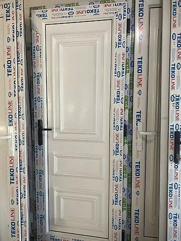 qapi bezeyi: Yeni Plastik qapı Çərçivə ilə, Zəmanətli, Ödənişli quraşdırma, Ünvandan götürmə — 8