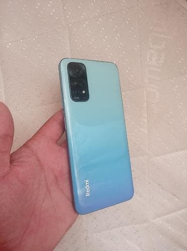 xiaomi mi11 t: Redmi Note 11, 128 GB, rəng - Mavi, Barmaq izi, İki sim kartlı, Face ID — 1