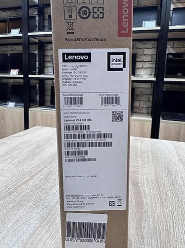 hp pavilion a4000: Yeni Lenovo 14 ", Intel Core i5, 512 GB, Ünvandan götürmə, Ödənişli çatdırılma, Rayonlara çatdırılma — 10