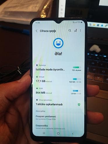 iphone x telefon: Samsung Galaxy A02 S, 32 GB, rəng - Qara, İki sim kartlı — 1