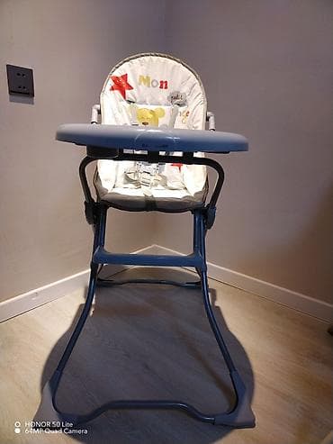 maşa i medved: Uşaq yemək stulu - Yumşaq dəstəklikli oturacaq və arxa hissə — 6