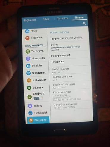 samaung a10s: Samsung Galaxy Tab 4 7.0 (SM‑T231) planşet - Ekran: 7.0 düym, TFT - — 6