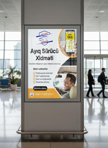 28 mall iş elanları: Şəxsi sürücü tələb olunur, Dəyişən qrafik, İstənilən yaş, İşəmuzd ödəniş — 1