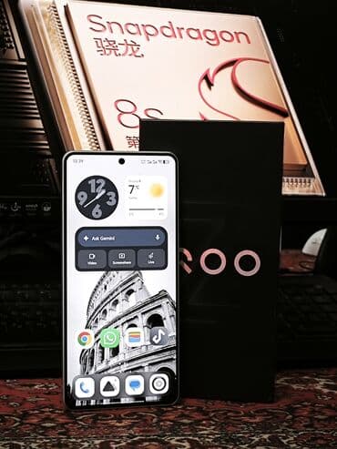 Audio: Vivo iQOO Z9 Turbo+, 256 GB, rəng - Ağ, Barmaq izi — 5