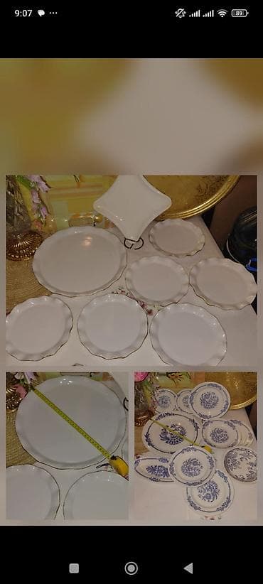 hamam ref: Nahar dəsti, rəng - Ağ, Farfor — 5