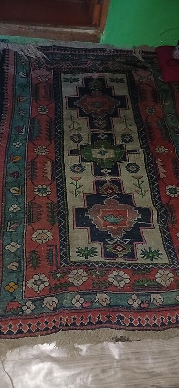 туркменское постельное белье в бишкеке: Məhsul: Əl toxuması xalça - Material: Təbii yun, bitki əsaslı — 1