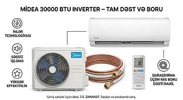 ❄️ Midea 30000 BTU İnverter Kondisioner ✔️ İnverter texnologiyası ✔️ — 1