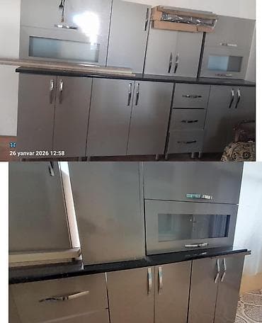 metbex olculeri: Mətbəx mebeli 550 azn❗təzədir.2.70 ölçüsü üstündə pakopkada aspirator — 1