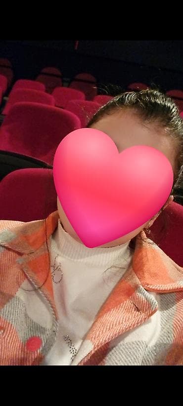 CREP flanel köynək/jaket - Rəng və naxış: narıncı-ağ-boz iri dama. -