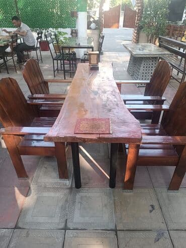 kidilo yemek masası: Qonaq otağı üçün, Yeni, Açılmayan, 4 stul — 2