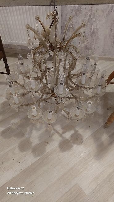 sam: Çılçıraq, 10 və daha çox lampa, Xrustal — 1