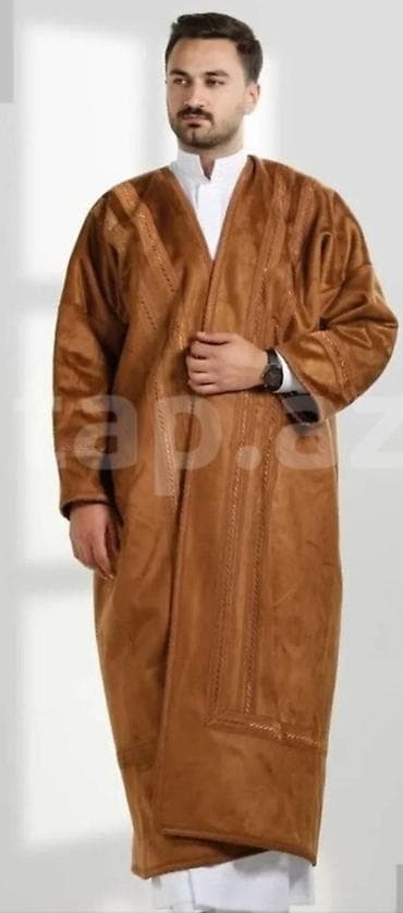 Üst geyimləri: Məhsul: Kişilər üçün ənənəvi abaya/bishtë (üst geyim) - Rəng: isti — 4