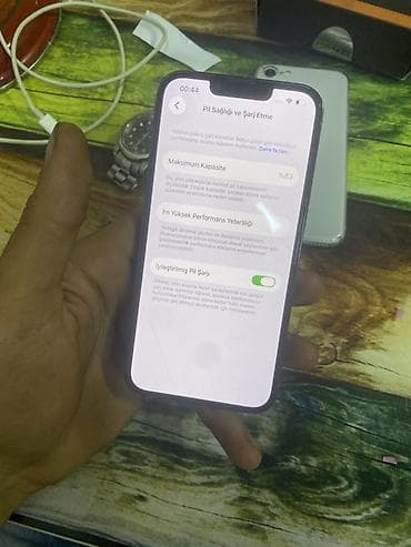 iphone 13 2ci əl: IPhone 13 Pro, 256 GB, Blue Titanium, Simsiz şarj, Face ID — 8