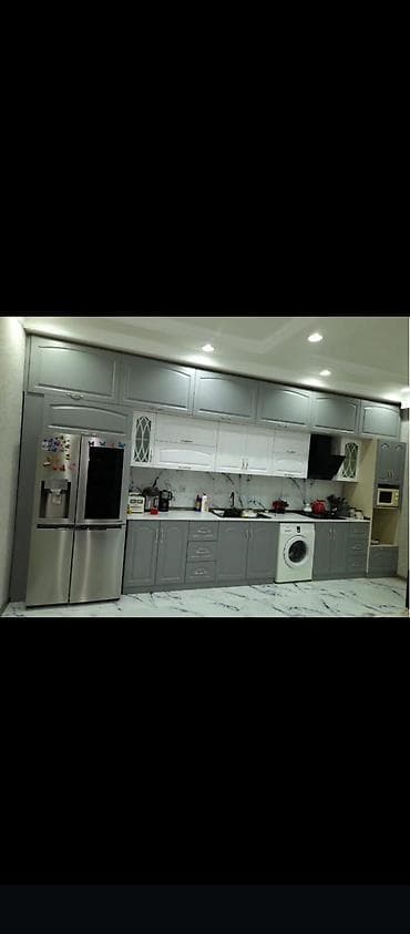 metbex şkaf: Sifarişlə mətbəx dəsti, Özü çəkən petlələr, MDF, Kredit var, Pulsuz çatdırılma — 7