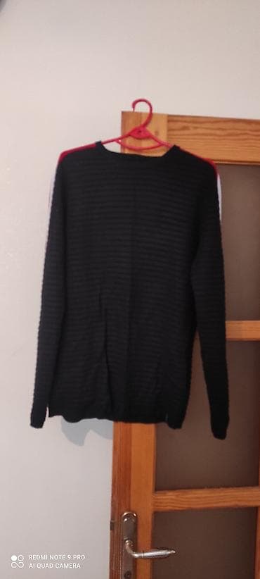 30 de facto sweatshirt: 2 ədəd yeniyetmə köynəyi/sviter dəsti.15 man - Qara trikotaj sviter — 3