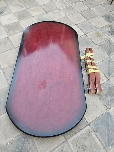 komputer stol: Qatlanan, Taxta, Oval masa — 1