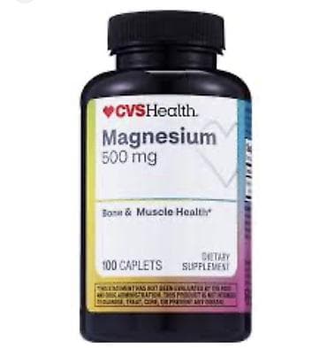 CVS Health Magnesium – 500 mq, 100 kaplet Məhsul xüsusiyyətləri: -