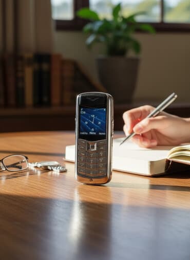 a 04: Vertu Constellation, 8 GB, rəng - Qəhvəyi, Düyməli — 1