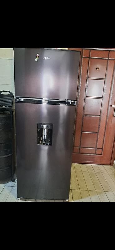 2 qapılı Midea Soyuducu Satılır, rəng - Qara, Dispenserli — 1