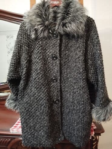 детские зимние пальто: Пальто, цвет - Серый — 2