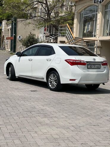 продажа дешевых автомобилей: Toyota Corolla sedan – ağ rəng, AZ qeydiyyat nömrə nişanı 90-TK-441 — 8