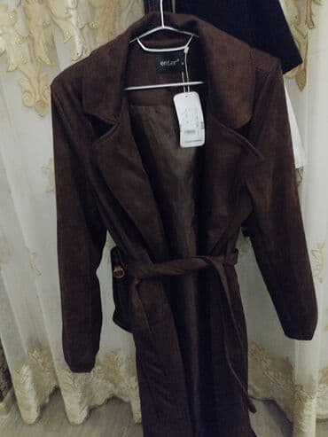 reqs geyimi: Palto, M, rəng - Qəhvəyi — 8