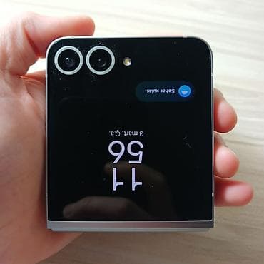 ps4 usb: Samsung Z Flip, 256 GB, rəng - Gümüşü, Barmaq izi — 7