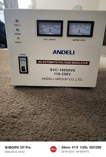 ANDELI SVC-10000VA avtomatik gərginlik tənzimləyicisi (AC Automatic