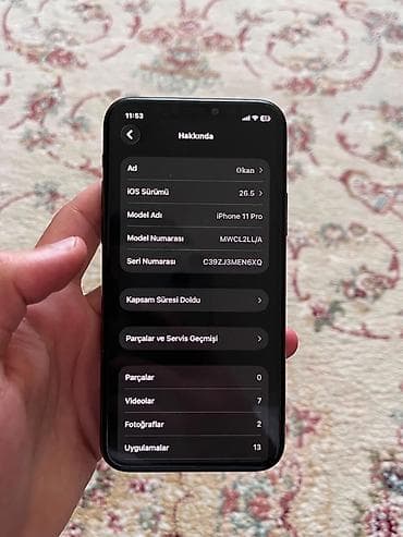 islemis telefonlarin satisi: IPhone 11 Pro, 64 GB, Yaşıl — 3