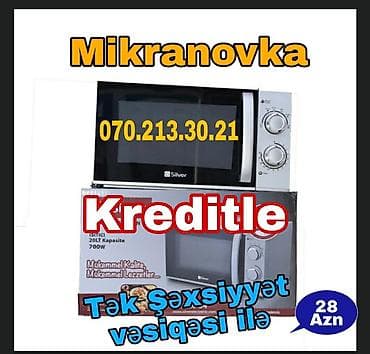 Mikrodalğalı soba rəng - Boz, Yeni