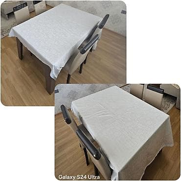 Qonaq otağı üçün, İşlənmiş, Kvadrat masa, 6 stul lalafo.az -da Qonaq otağı üçün, İşlənmiş, Kvadrat masa, 6 stul