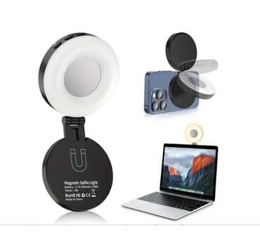 usb 4g modem: Maqnitli Selfie İşığı – universal uyğunluq - Cihaz: dairəvi LED halqa — 2