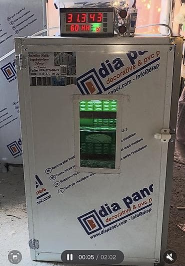 Inkubator inqubator istenilen ölçüde yığıram tam avtomat qiyməti