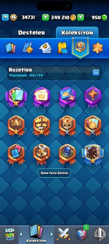 Daraq panellər: Clash Royale Hesabı 9 min kupa,46 svy.10 evrimi var.Hesabın envanteri — 6