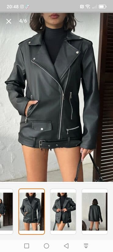 dəri jilet: Pencək, Trendyolmilla, Dəri, M — 2