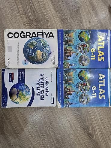 Атласы: Coğrafiya xəritə sxem toplusu 2025 nəşr 6 azn Coğrafiya dərs vəsaiti — 1