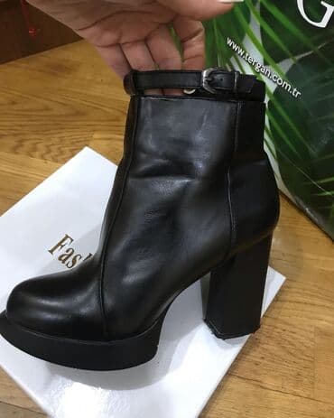 qiz ucun botlar: Ölçü: 38.5, rəng - Qara, İşlənmiş — 5