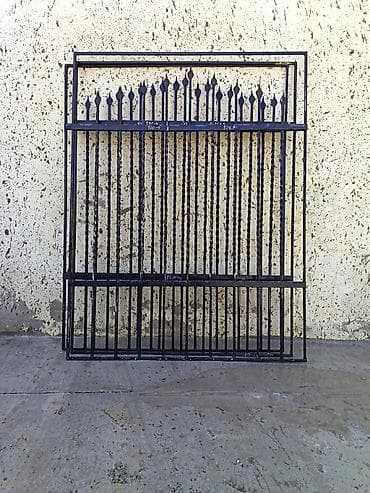 list demir satiram: Metal barmaqlıq - Material: qaynaqla yığılmış dəmir profil. - Rəng — 2