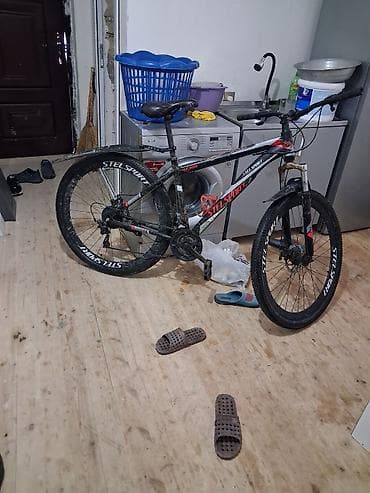 matorlu velosibet: STELSPORT dağ velosipedi - Çərçivə: yüngül və möhkəm alu stilində — 2