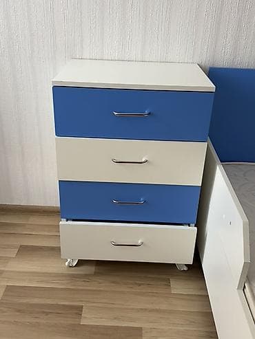 körpü mebel: Oğlan və qız üçün, 2 təknəfərlik çarpayı — 4