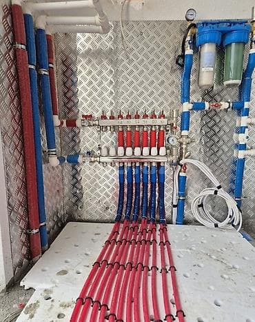 Su təchizatı və isti döşəmə sistemi – peşəkar quraşdırma xidməti — 1