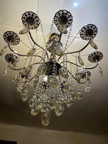 şamdam: Çılçıraq, 10 və daha çox lampa, Metal — 1