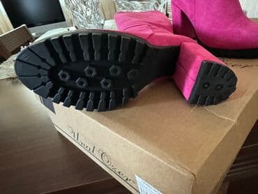 Makasin və loferlər: Uzunboğaz, Ölçü: 37, rəng - Çəhrayı, Yeni — 4