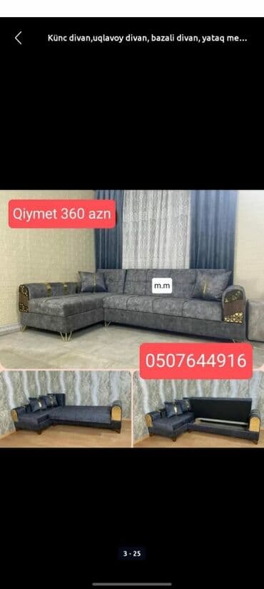 qedimi parcalar: Künc divan, Yeni, Açılan, Bazalı, Parça, Şəhərdaxili pulsuz çatdırılma — 13