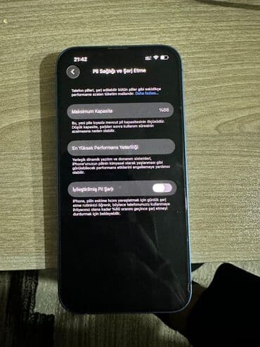 işlenmiş iphone: IPhone 13, 128 GB, Mavi, Face ID — 3