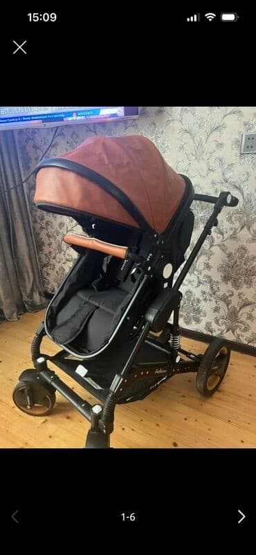 Gəzinti arabaları: Belecoo,az işlənmiş araba Üzlük materiali:Dəri Vəziyyəti:çox az — 1