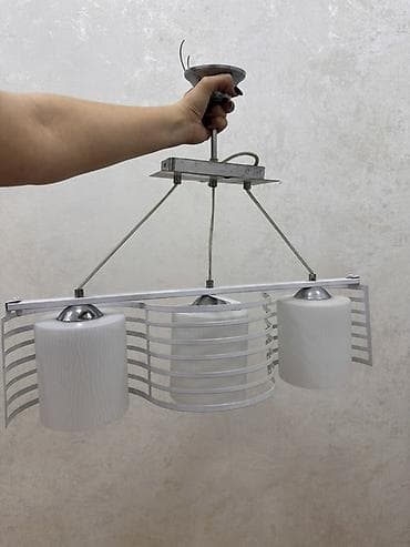 Çılçıraq, 3 lampa, Şüşə